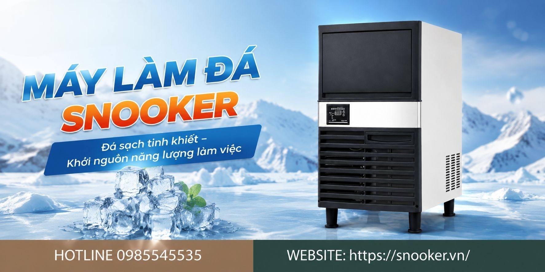 Máy làm đá Snooer SK-120P phù hợp với những mô hình nào?