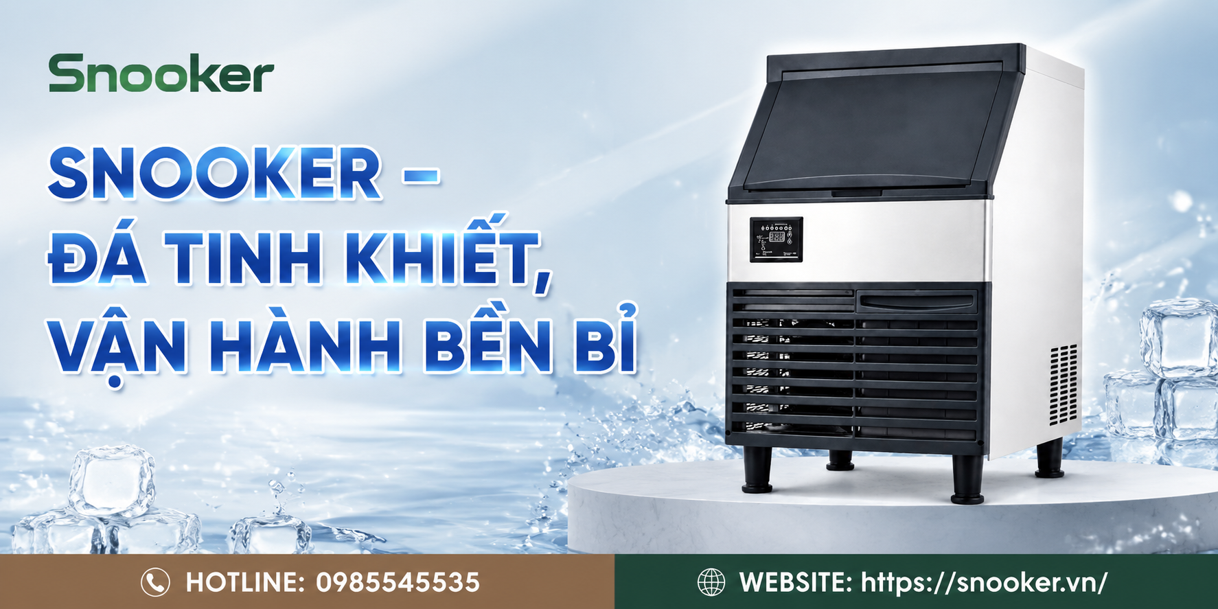 Những ưu điểm nổi bật của máy làm đá viên 100 kg SK-210P