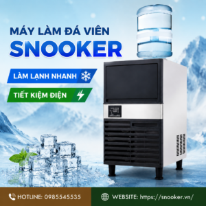 máy làm đá viên văn phòng sử dụng bình lọc nước